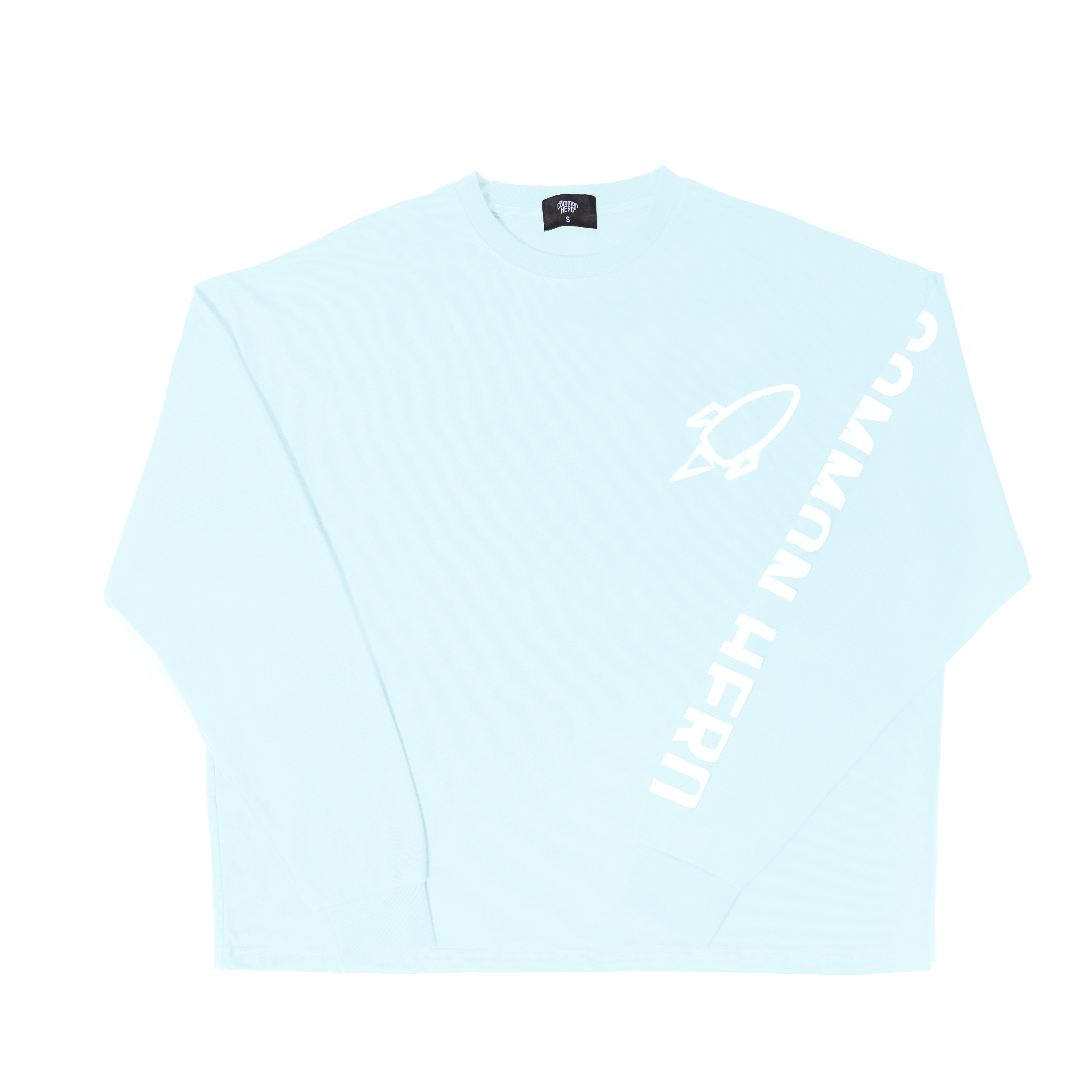 Sky Blue Everyday Hero Work Long Sleeve T-shirt