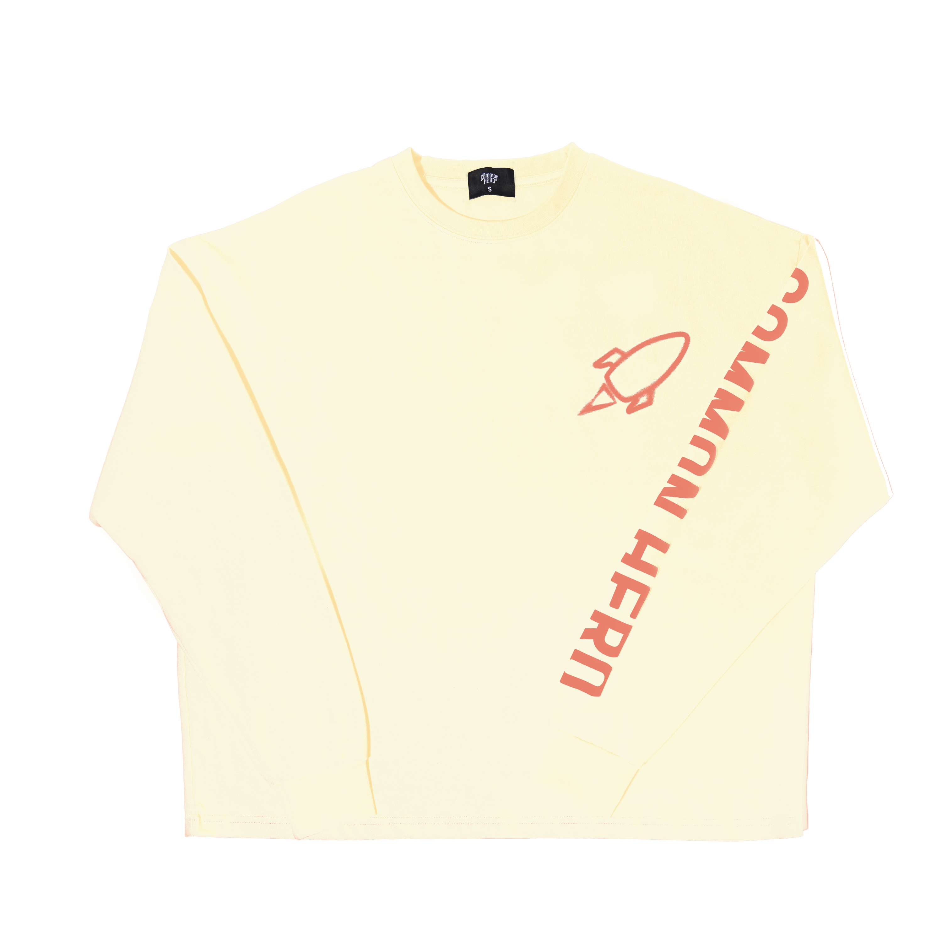 Cream  Everyday Hero Work Long Sleeve T-shirt