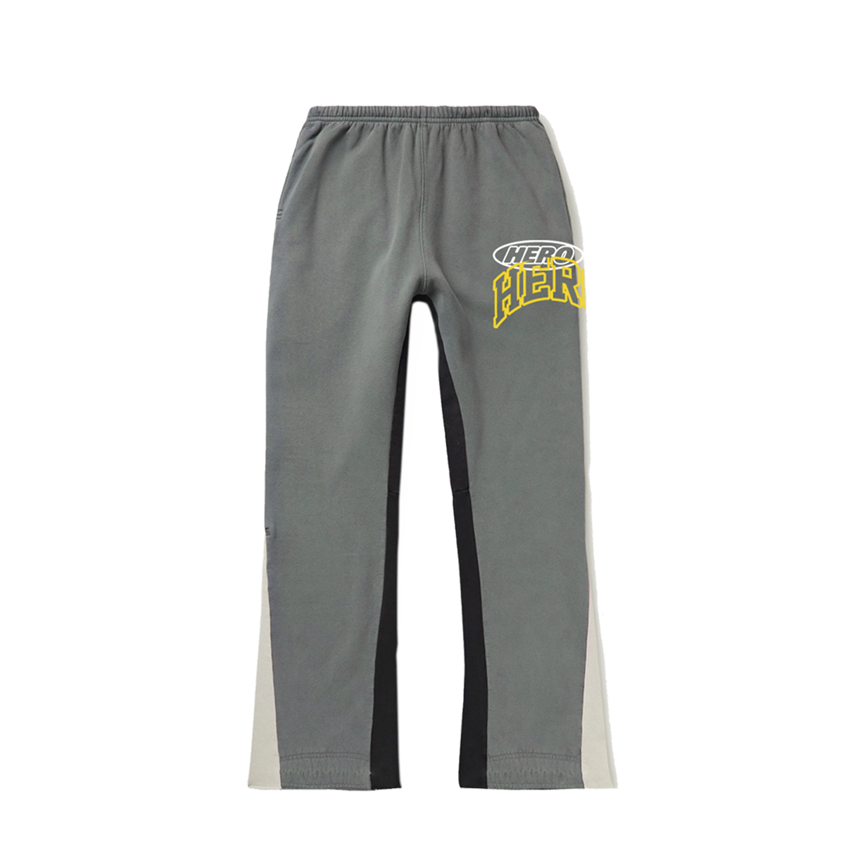 Grey True Hero Flare Pants