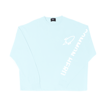 Sky Blue Everyday Hero Work Long Sleeve T-shirt
