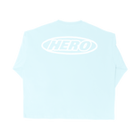 Sky Blue Everyday Hero Work Long Sleeve T-shirt