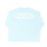 Sky Blue Everyday Hero Work Long Sleeve T-shirt