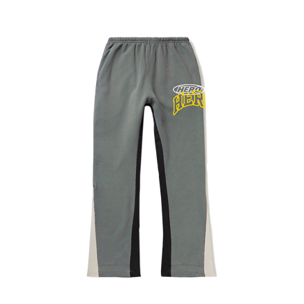 Grey True Hero Flare Pants
